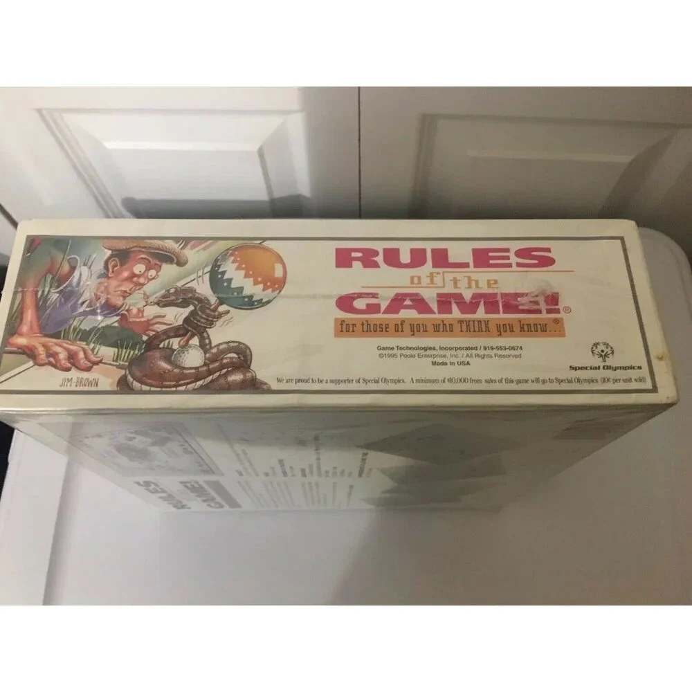 New Rules of the Game 1995 Sports Trivia Board game~New & Factory‎ Sealed